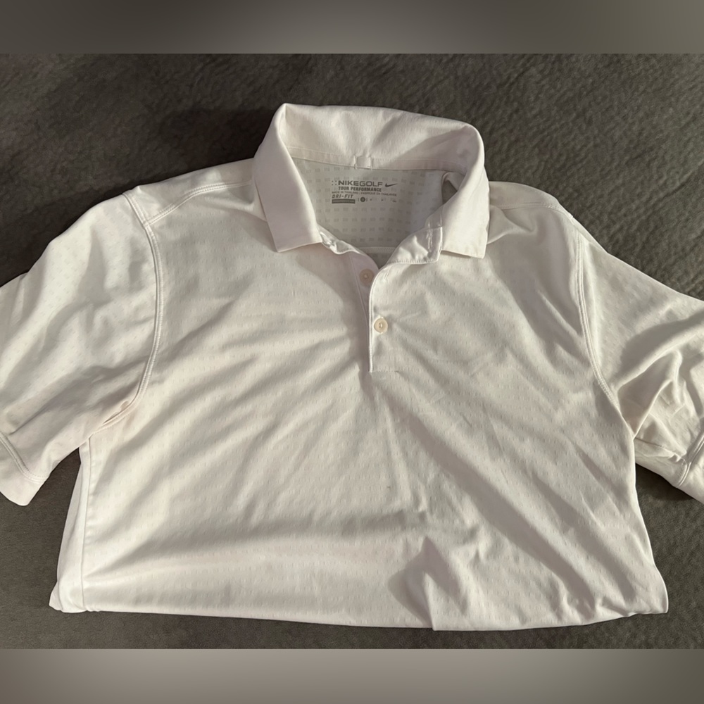 Nike White Golf Polo - Small
